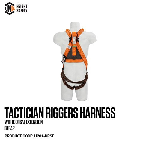 TACTICIAN RIGGERS HARNESS WITH DORSAL EXTENSION STRAP