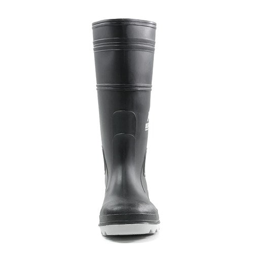 INCA PVC/NITRILE SAFETY GUMBOOT BLACK/GREY